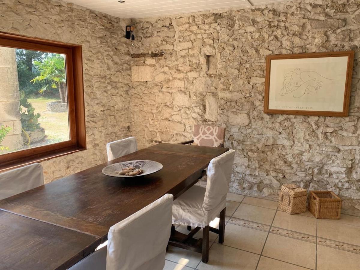 Country Villa For 19 Pool Cinema Football Pitch Verteillac Extérieur photo